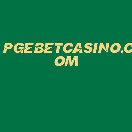 Logo da PGEBETCASINO